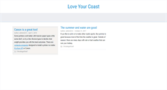 Desktop Screenshot of loveyourcoast.org