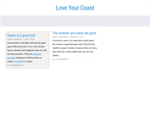 Tablet Screenshot of loveyourcoast.org